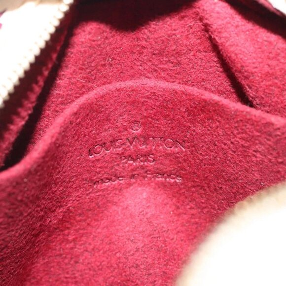 LOUIS VUITTON Monogram Multicolor Trousse Wapity Pouch White M58033 Auth MX041V - Picture 11 of 16